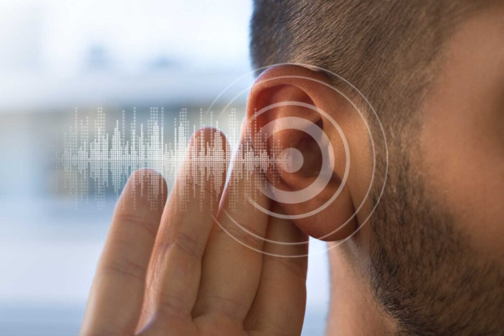 Early signs of hearing loss in adults and hearing health concept in Castle Rock, CO